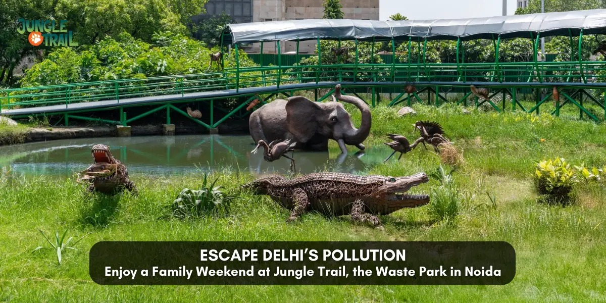 Escape Delhi’s Pollution: Enjoy a Family Weekend at Jungle Trail, the Waste Park in Noida