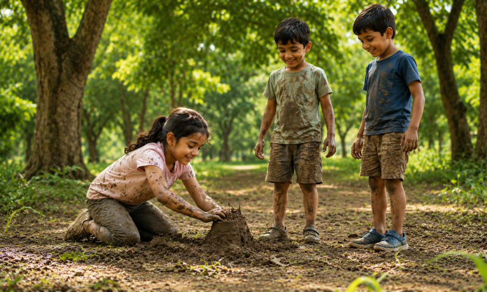 Why Mud Is Actually Good for Kids
