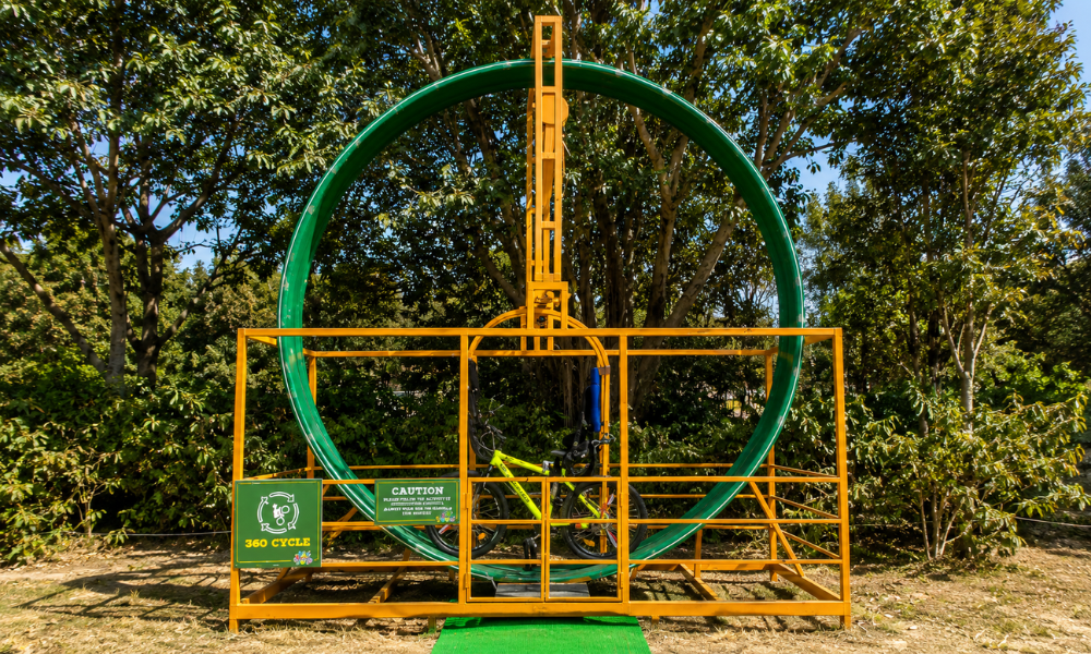 Experience the 360 Cycle Challenge at Jungle Trail Noida