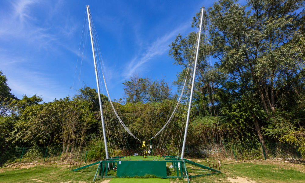 Jungle Trail Experience the Rocket Ejector Ride at Jungle Trail Noida