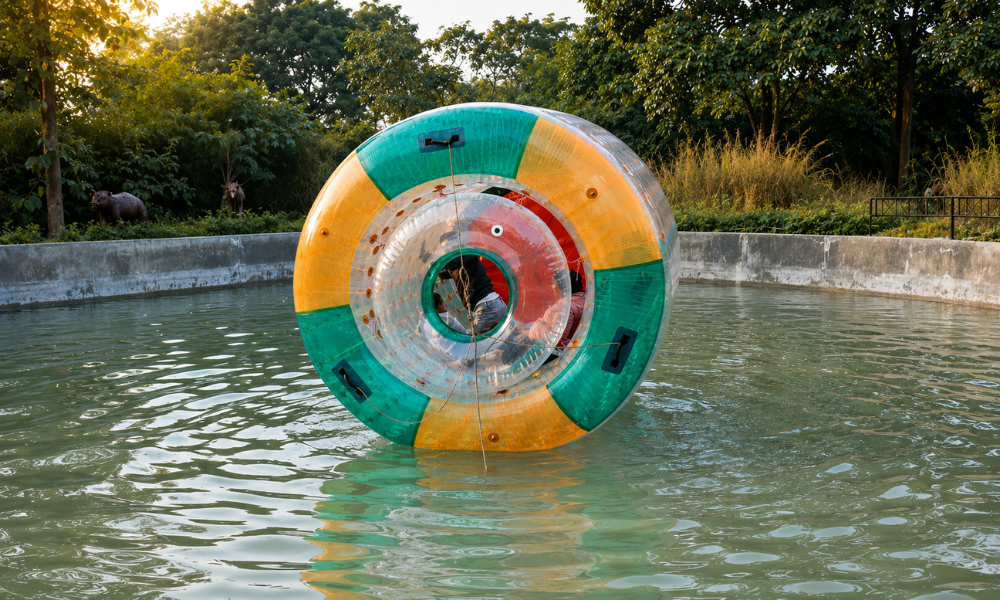 Jungle Trail Experience the Water Roller at Jungle Trail Noida