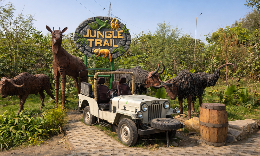 creative recycled art and outdoor recreation