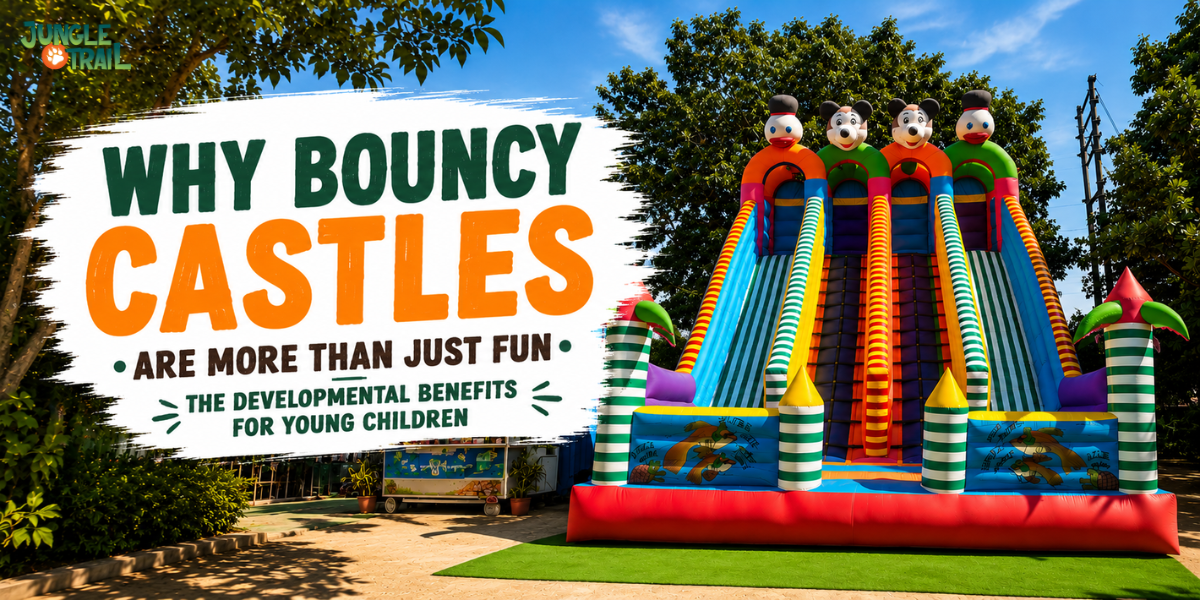 Noida promoting outdoor play and child development through fun inflatable activities