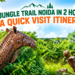 Jungle Trail Noida scrap metal animal sculptures and quick visit itinerary